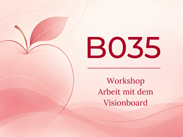 Arbeit mit dem Visionboard